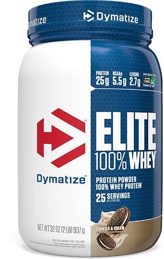 Dymatize Elite Whey Protein, Cookies and Cream 2 lbs