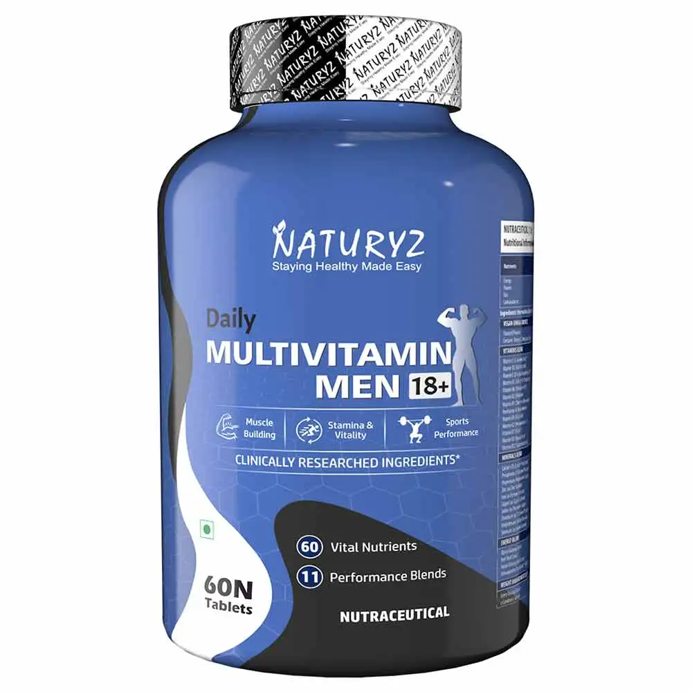 Naturyz Daily Multivitamin Men 18+,  60 tablet(s)  Unflavoured