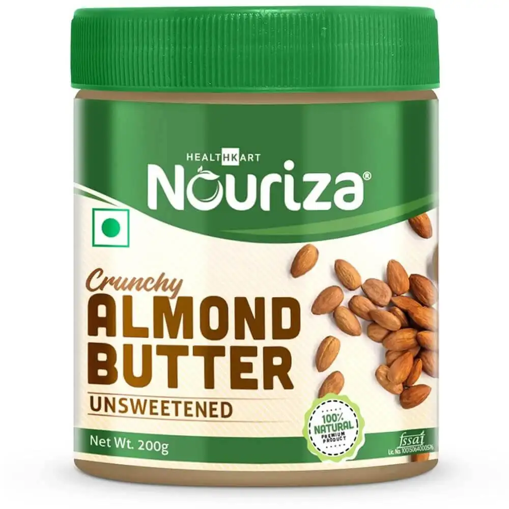 Nouriza Almond Butter OP,  Crunchy  0.2 kg