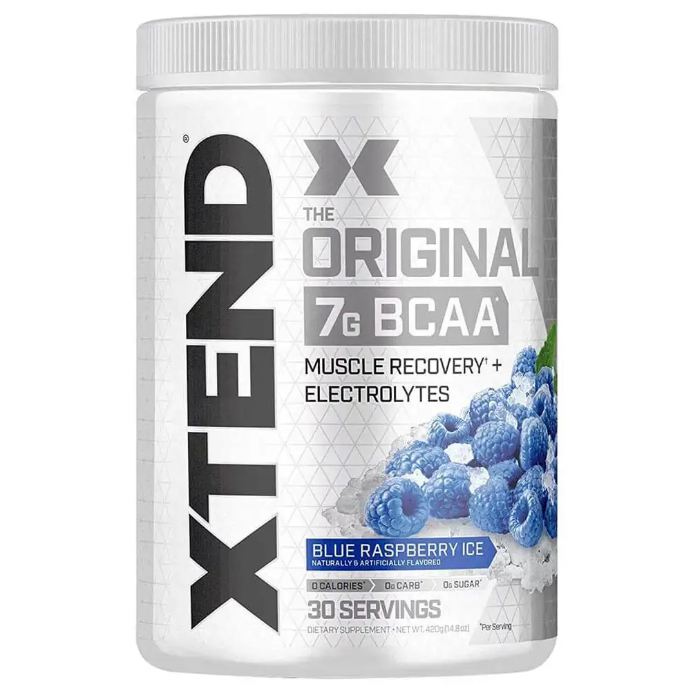 Scivation Xtend BCAA (Intra Workout Catalyst),  0.9 lb  30 Servings  Blue Raspberry Ice