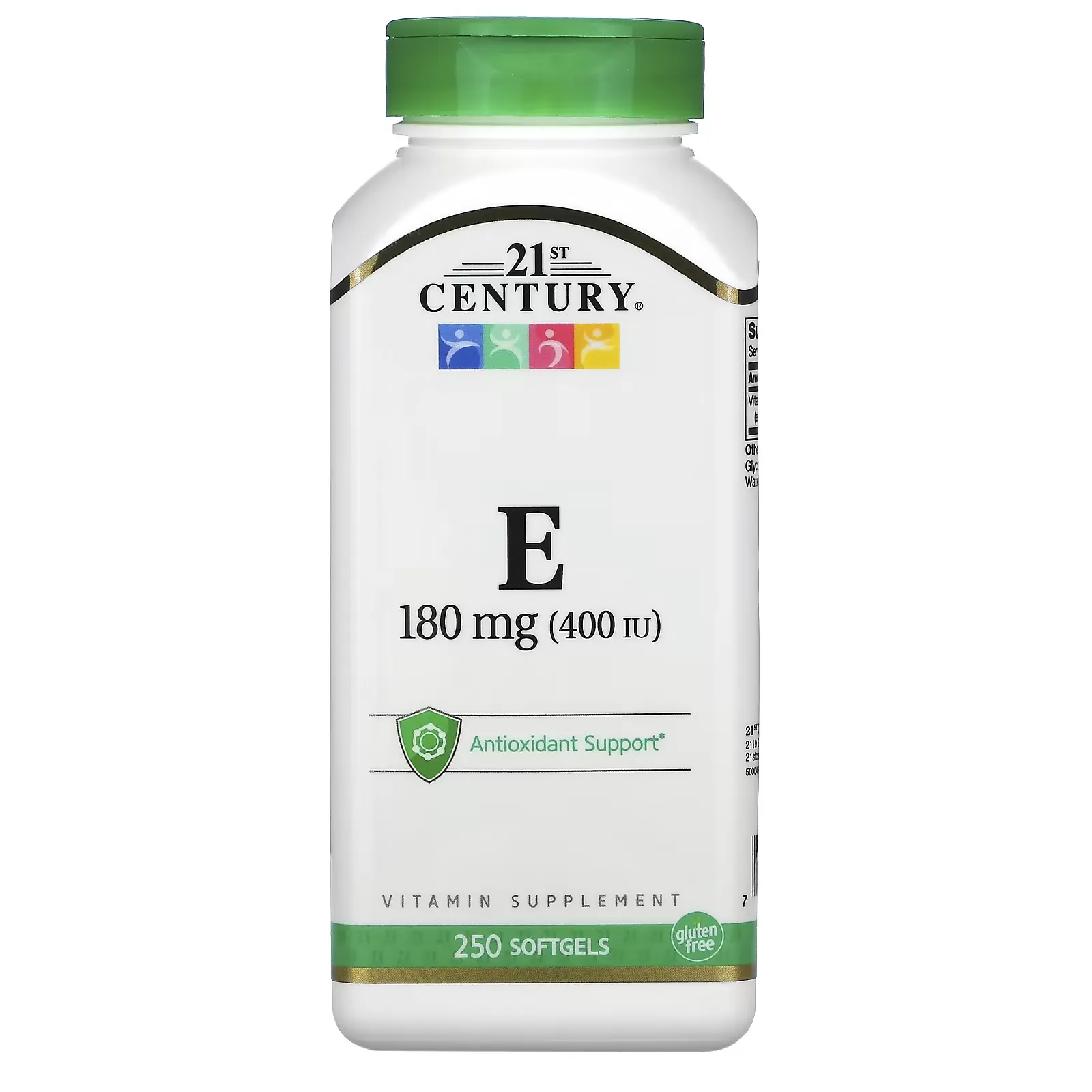 Vitamin E, 180 mg (400 IU), 250 Softgels