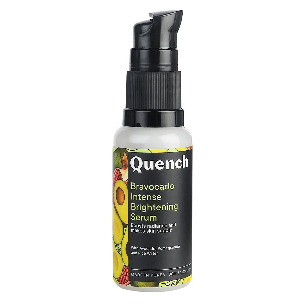 Quench Bravocado Intense Brightening Face Serum With 2% Niacinamide, Dark Spots