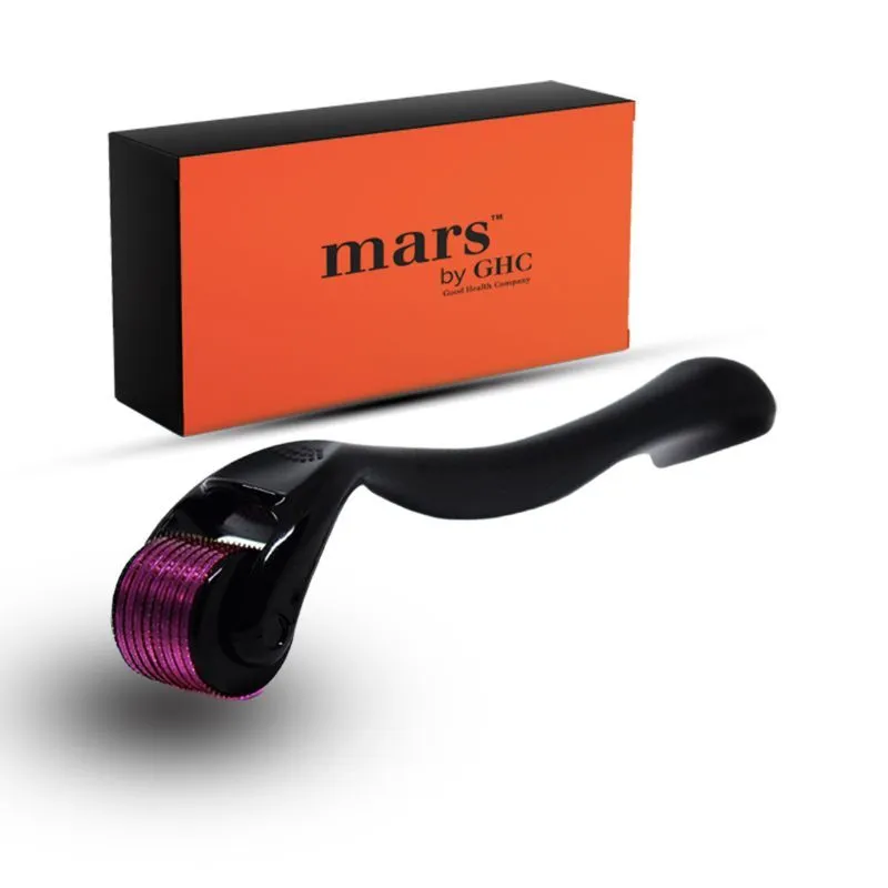 Mars by GHC Hair Growth Activator - Titanium 540 Microneedles Derma Roller (hair, Beard Regrowth)