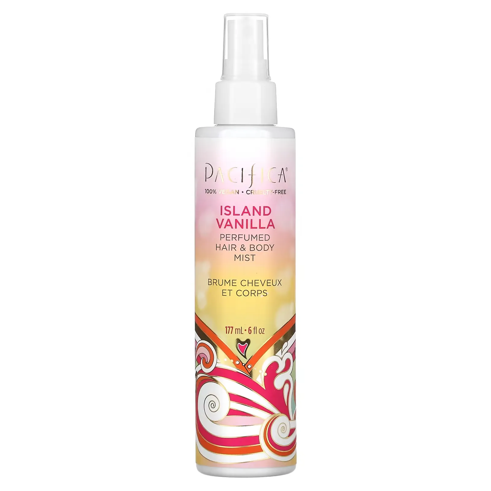 Perfumed Hair & Body Mist, Island Vanilla , 6 fl oz (177 ml)