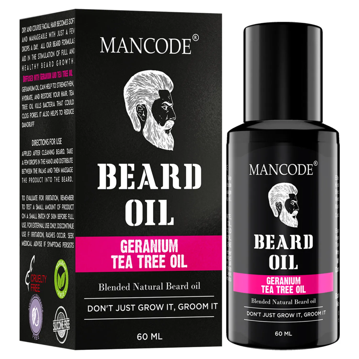 ManCode Beard Oil - Germanium & Tea Tree