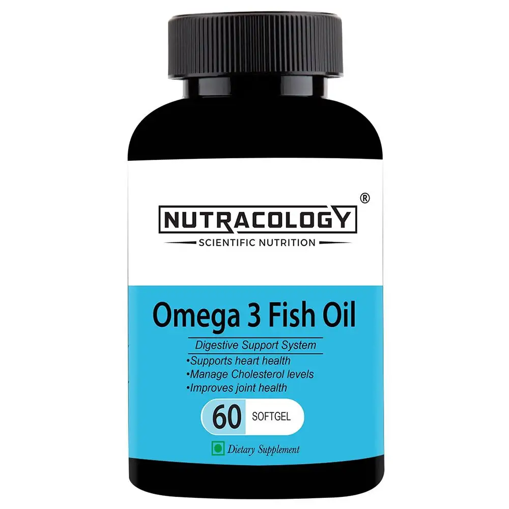 Nutracology Omega 3 Fish oil,  60 softgels