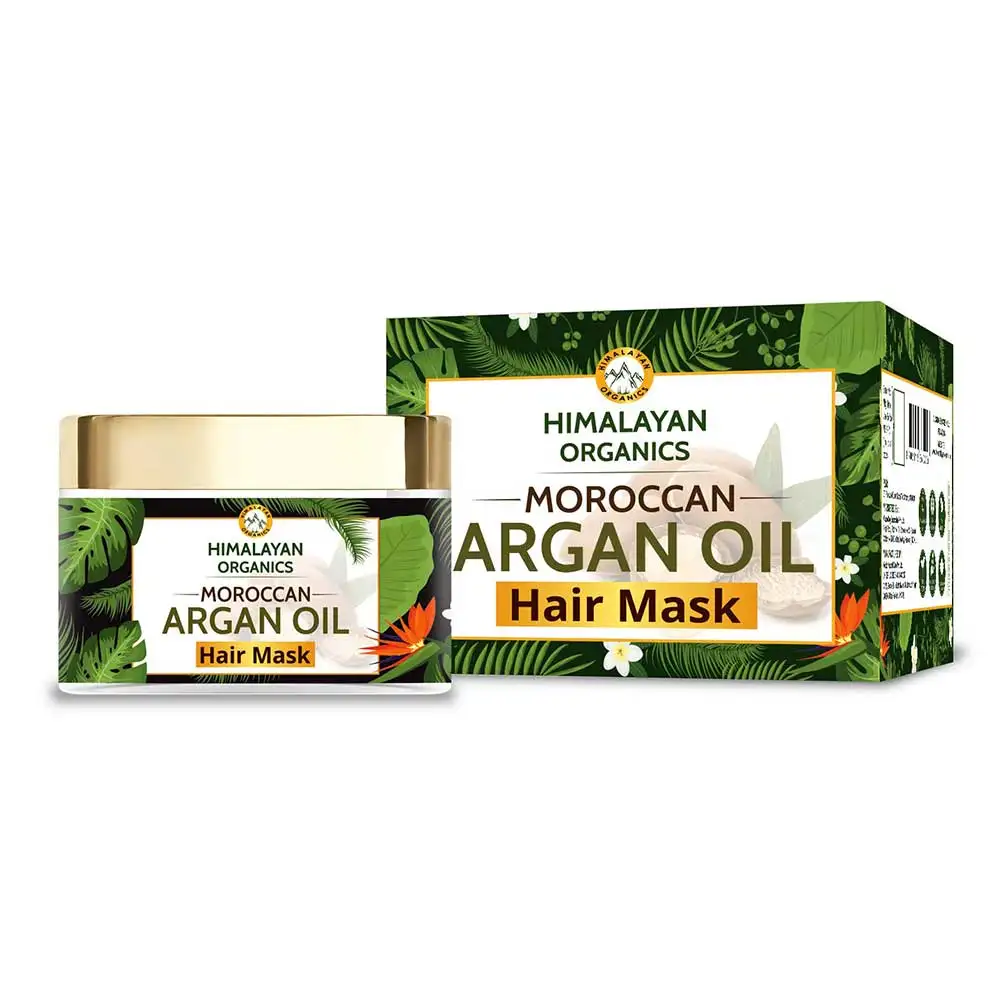 Himalayan Organics Moroccan Argan Oil Hair Mask,  200 ml  for All Hair Types