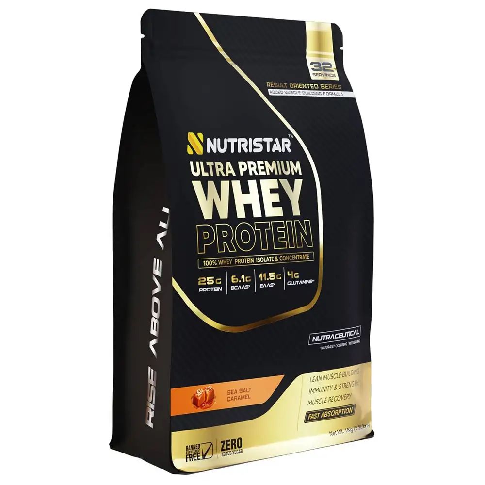 Nutristar Ultra Premium Whey Protein,  2.2 lb  Sea Salt Caramel