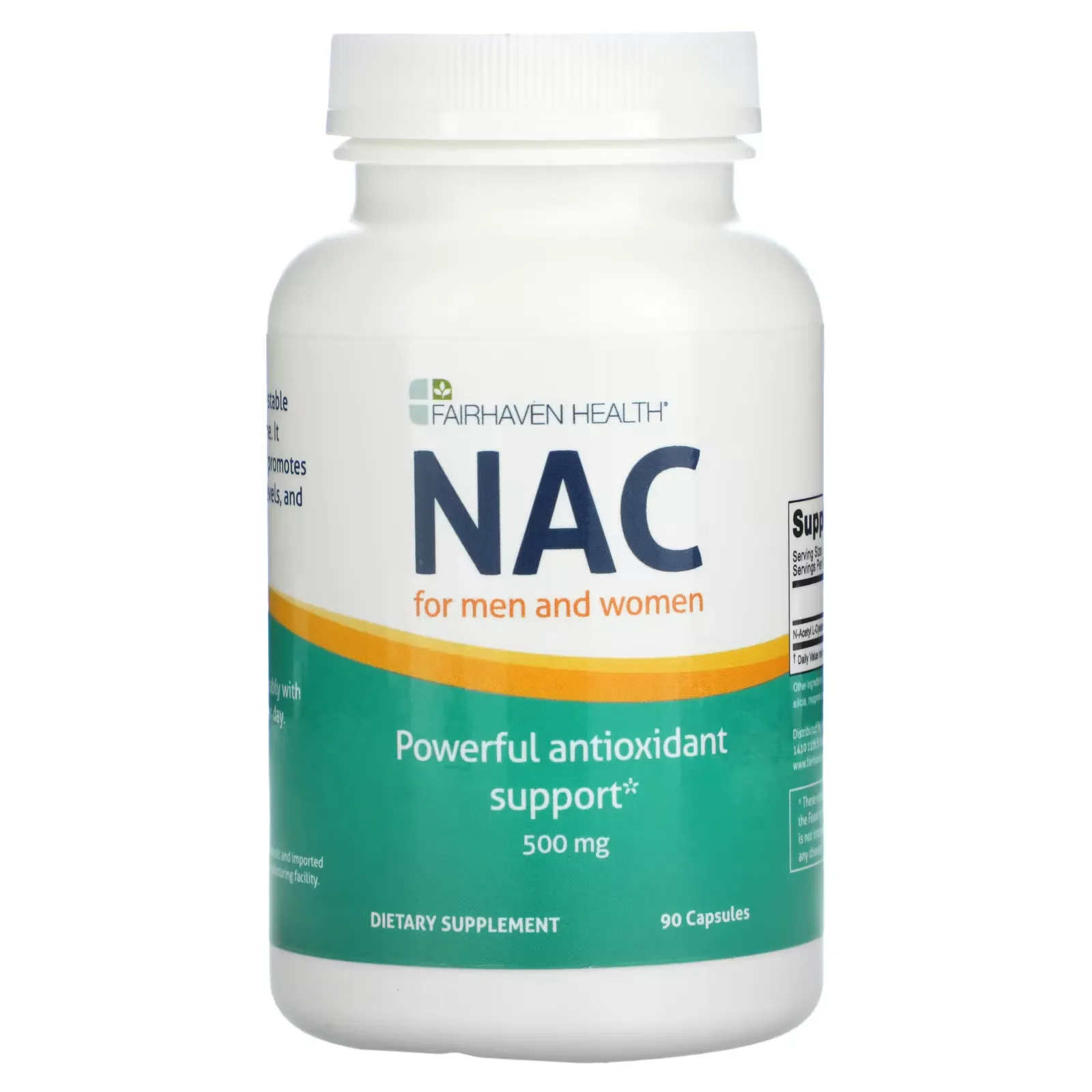 NAC for Men and Women, 500 mg, 90 Capsules