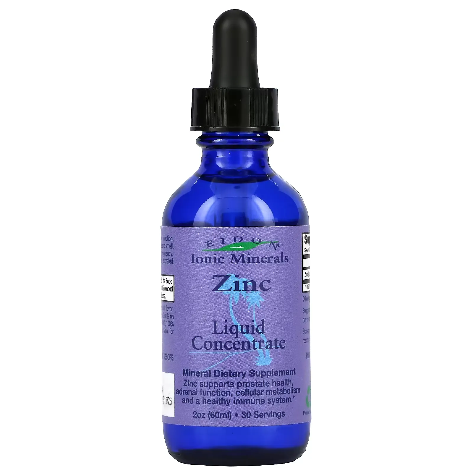 Ionic Minerals, Zinc, Liquid Concentrate, 2 oz (60 ml)