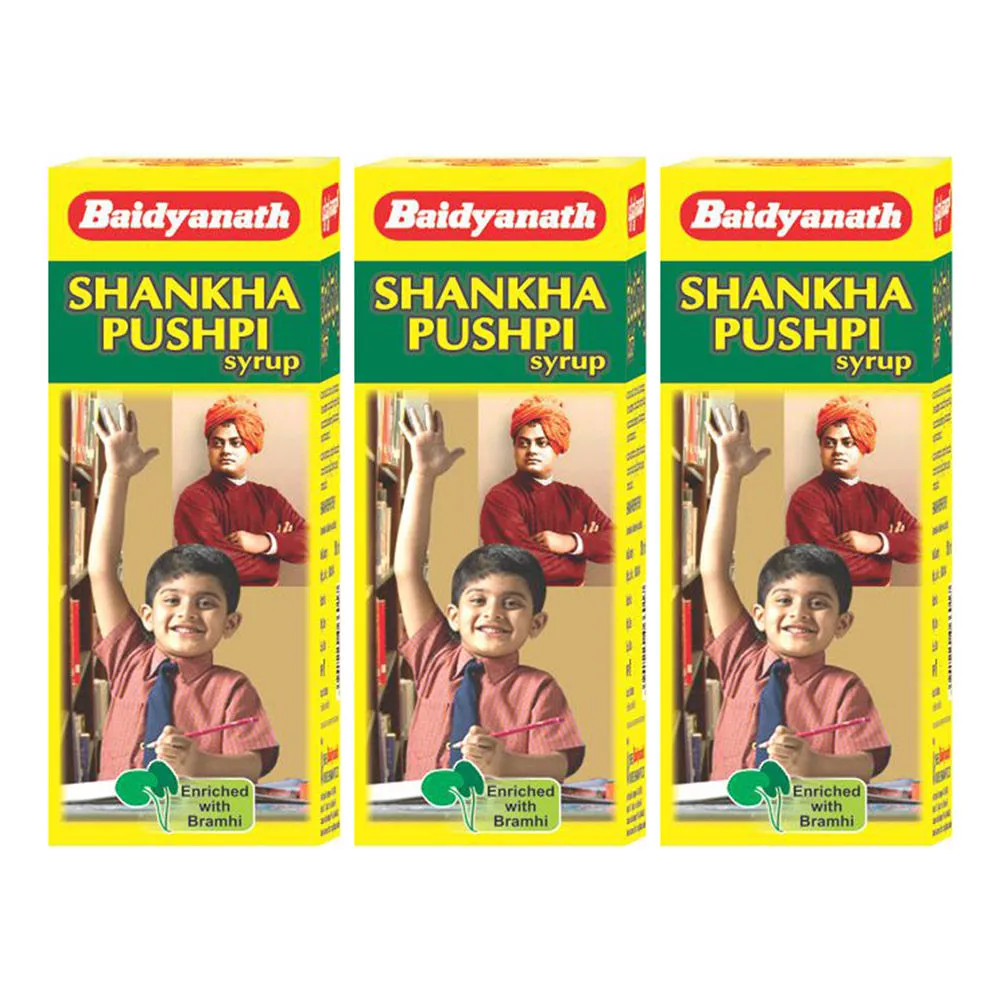 Baidyanath Shankhapushpi Boost Memory - Pack Of 3