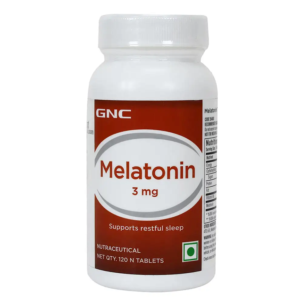 GNC Melatonin 3mg,  120 tablet(s)  Unflavoured