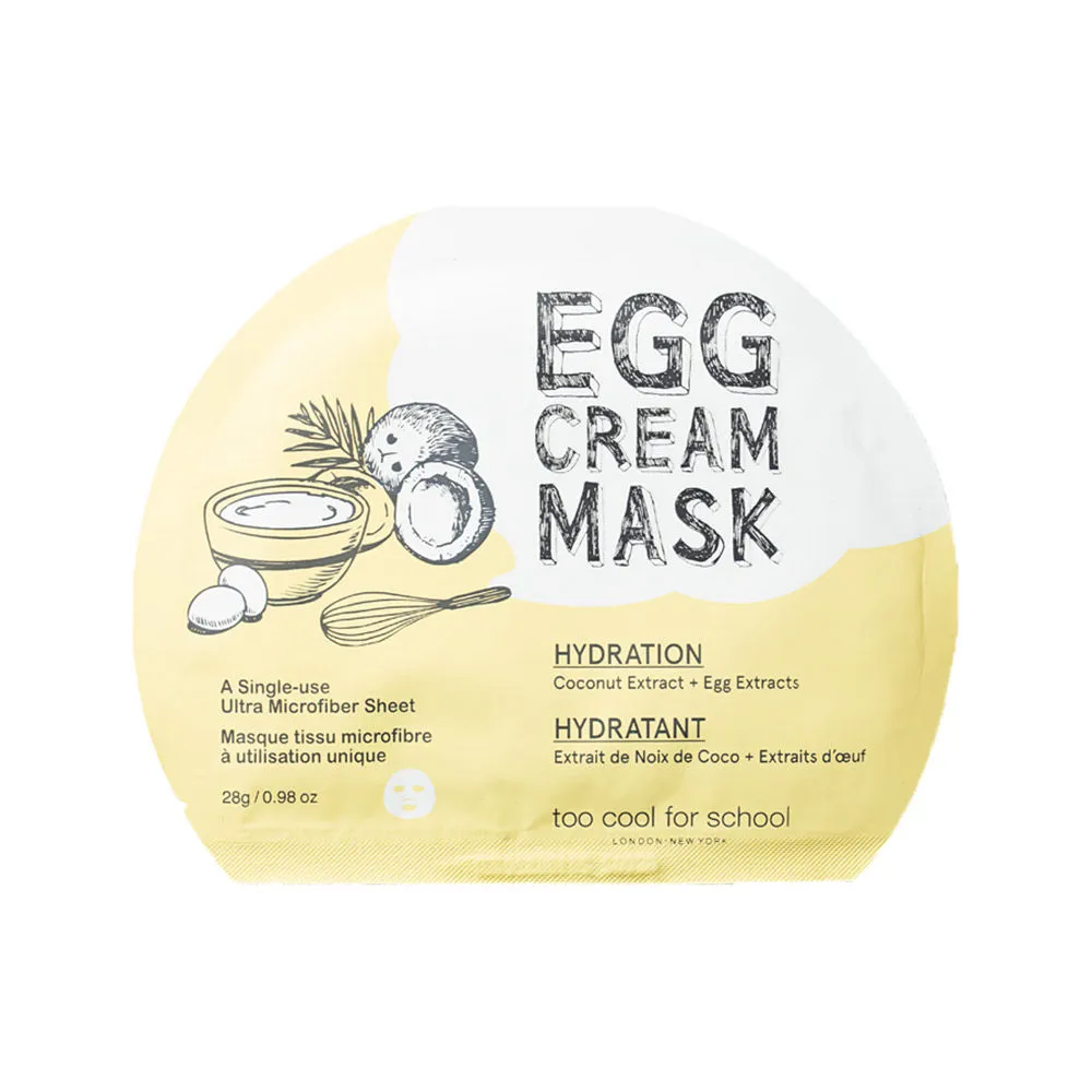 Too Cool For School Egg Cream Mask Hydration