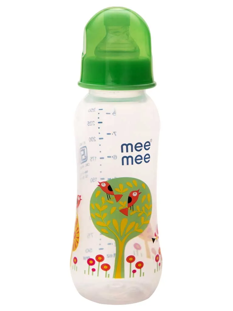 Mee Mee Easy Flow Premium Baby Feeding Bottle - Green (250ml)