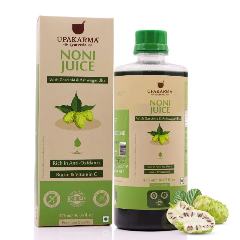 Upakarma Ayurveda Premium Herbal Noni Juice With Garcinia And Ashwagandha