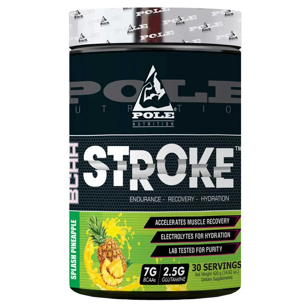 Pole Nutrition BCAA Stroke,  0.93 lb  30 Servings  Splash Pineapple