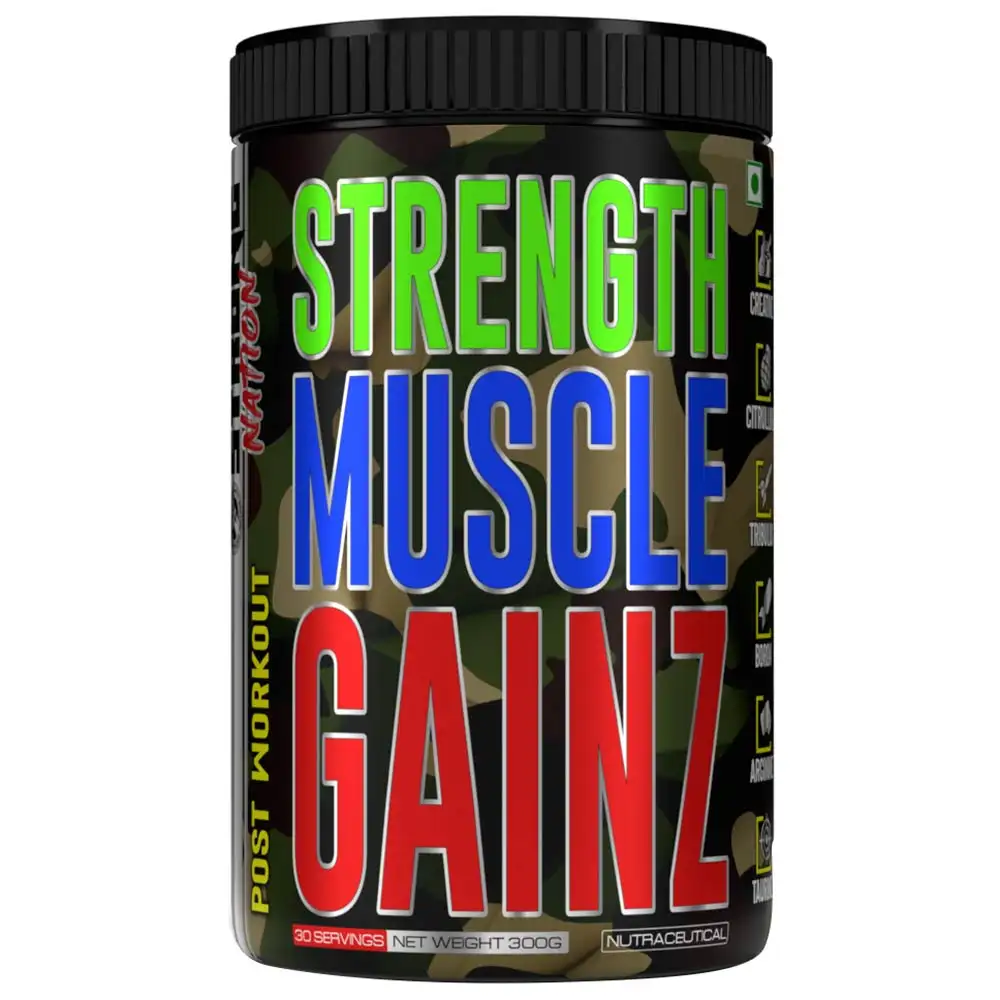 Strong Nation Supps Strength Muscle Gainz,  0.66 lb  Watermelon