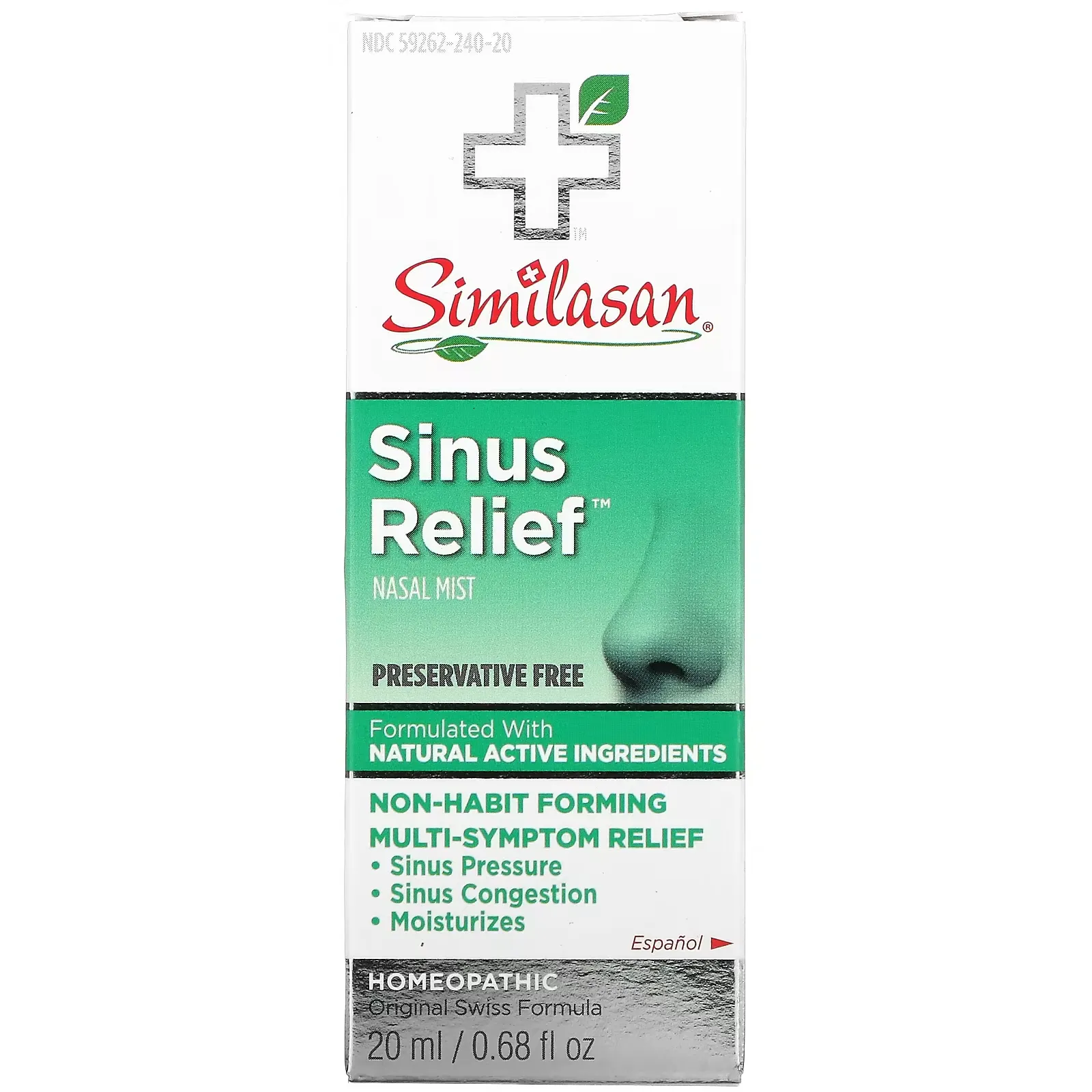 Sinus Relief Nasal Mist, 0.68 fl oz (20 ml)