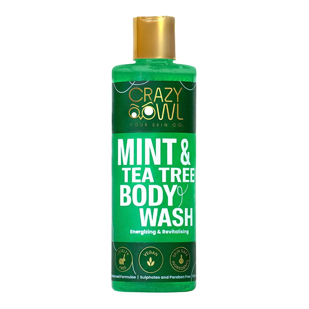 Crazy Owl Your Skin Co. Mint & Tea Tree Body Wash Energizing & Revitalising