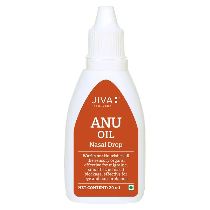 Jiva Ayurveda Anu Oil Nasal Drop - Pack of 2