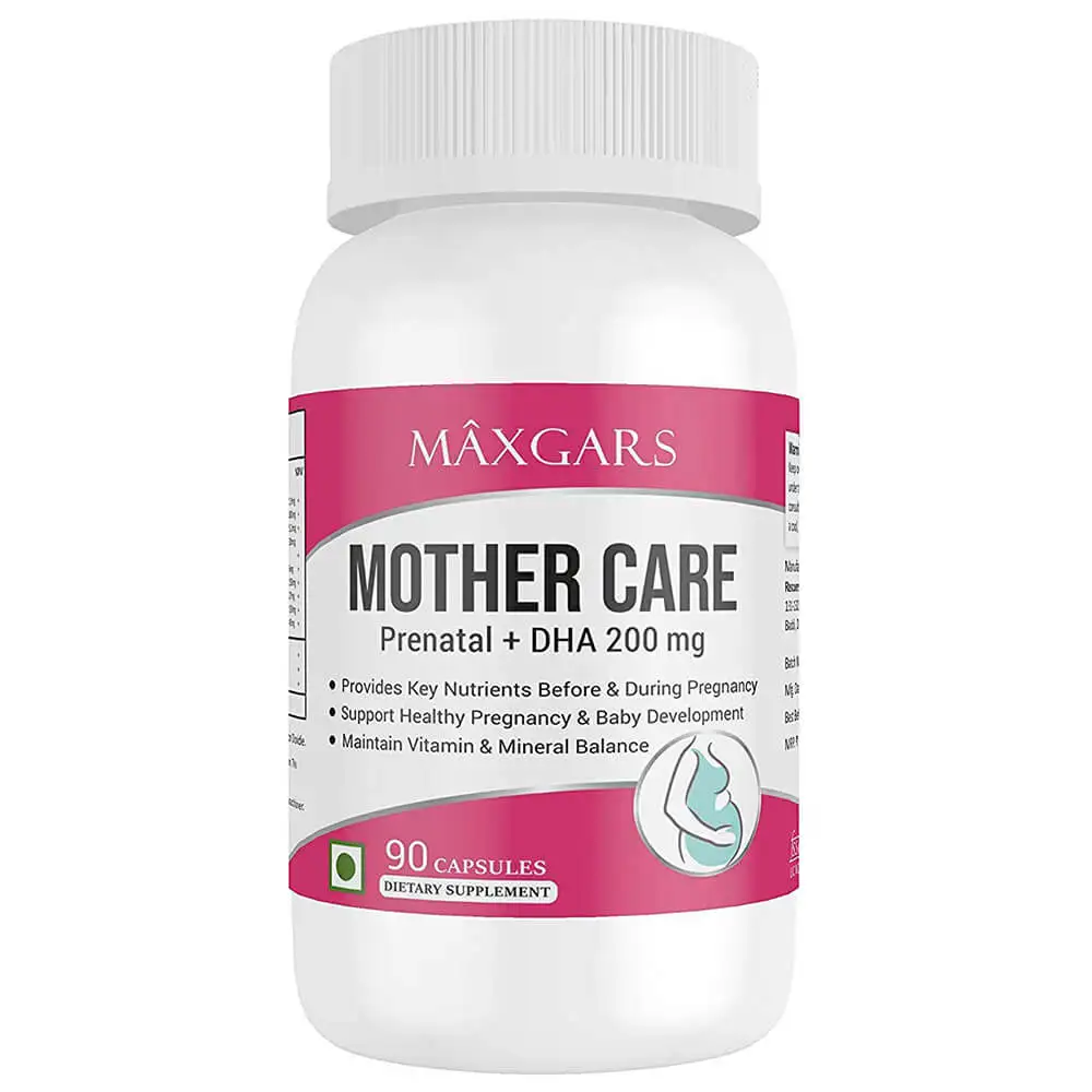 Maxgars Mother Care,  Unflavoured  90 capsules