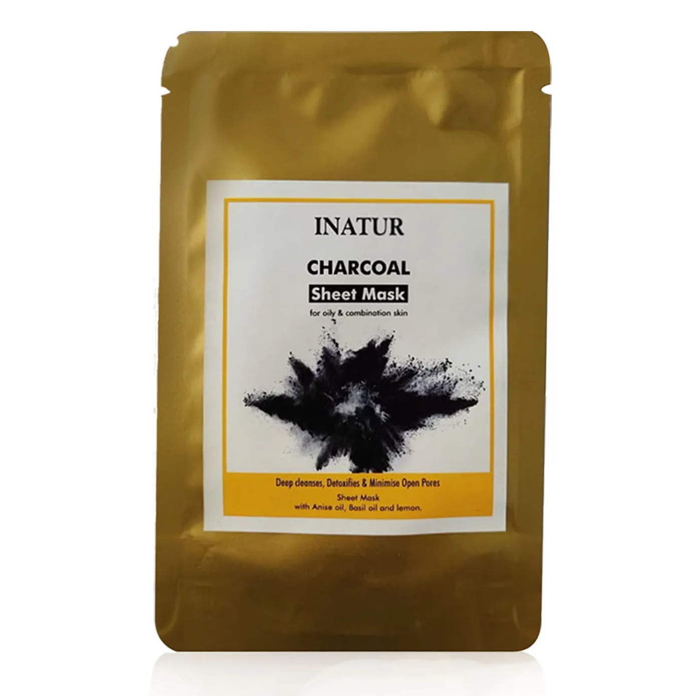 Inatur Charcoal Facial Sheet Mask