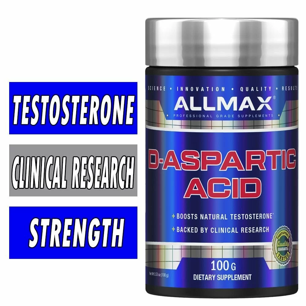 Allmax D-Aspartic Acid - 100 Grams