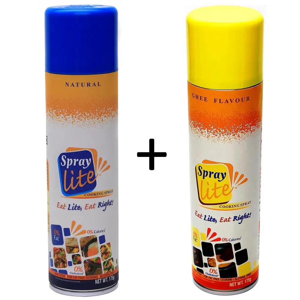 Spray lite Natural + Ghee Flavour,  2 Piece(s)/Pack