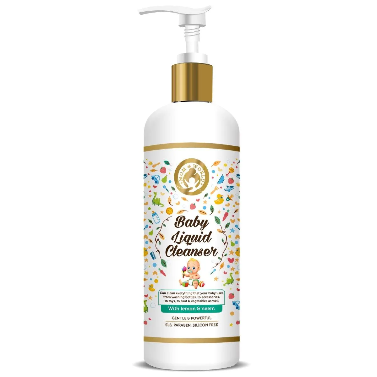 Mom & World Baby Anti Bacterial Liquid Cleanser 500ml