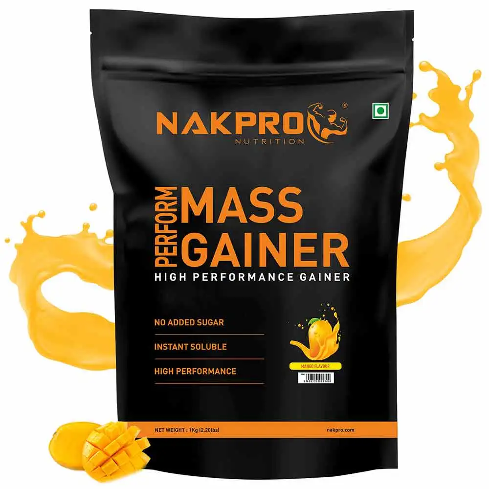 Nakpro Perform Mass Gainer,  2.2 lb  Mango