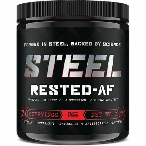 Steel Rested AF, Fruit Punch, 30 Servings