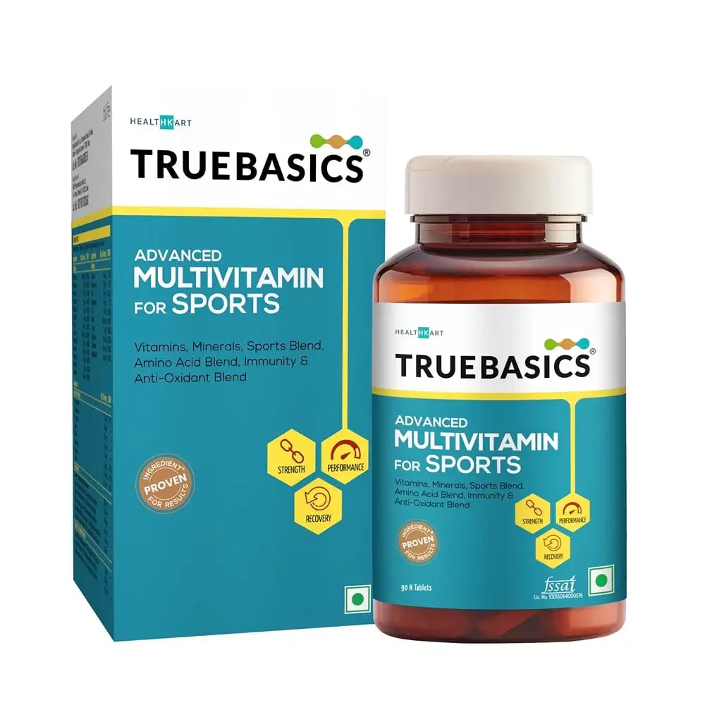 TrueBasics Advanced Multivitamin For Sports,  90 tablet(s)  Unflavoured