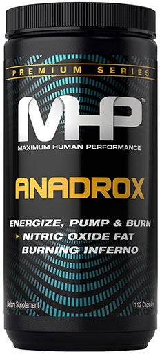 Anadrox Pump and Burn By MHP, Fat Burner 112 Caps