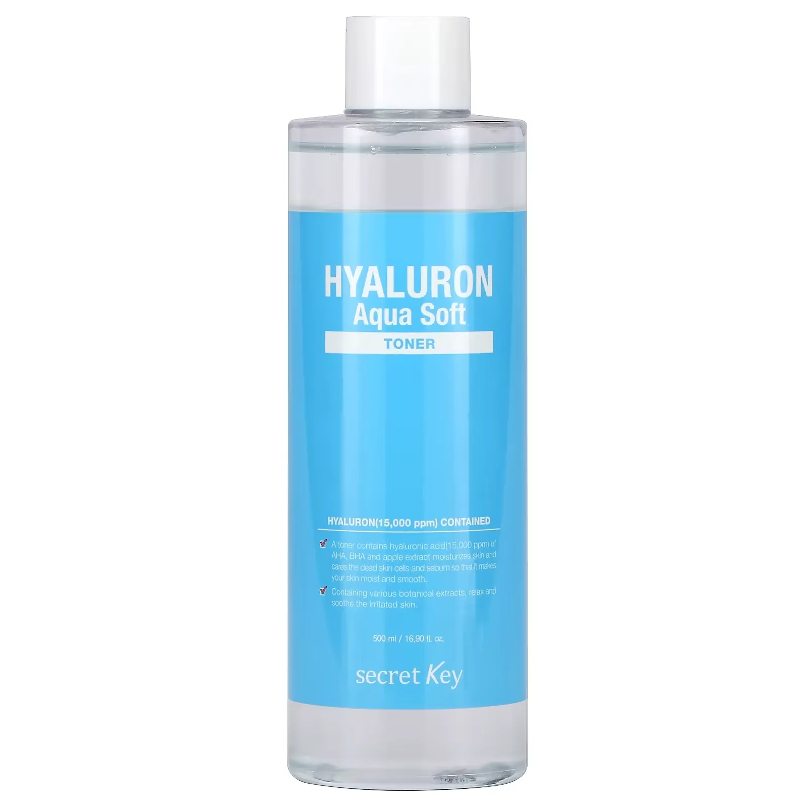 Hyaluron Aqua Soft Toner, 16.9 fl oz (500 ml)