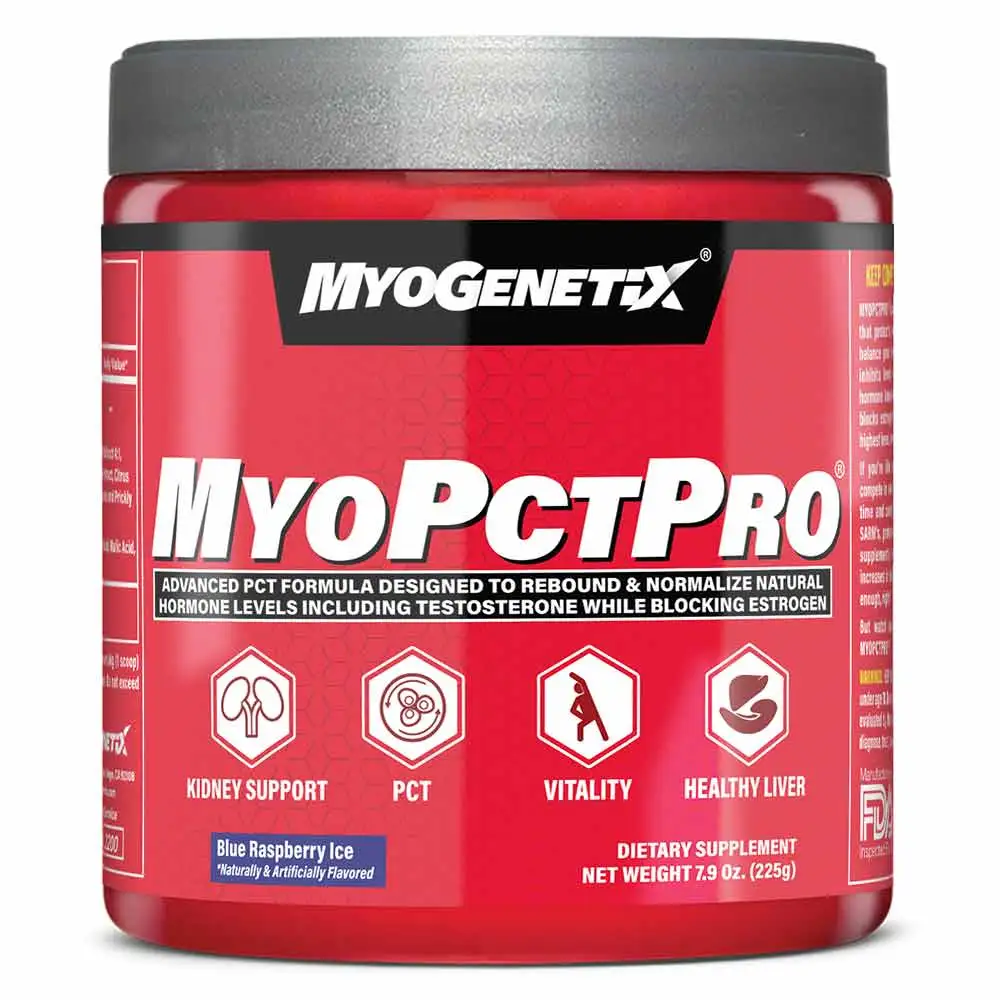 MYOGENETIX Myo Pct Pro, Blue Raspberry Ice,  225 g