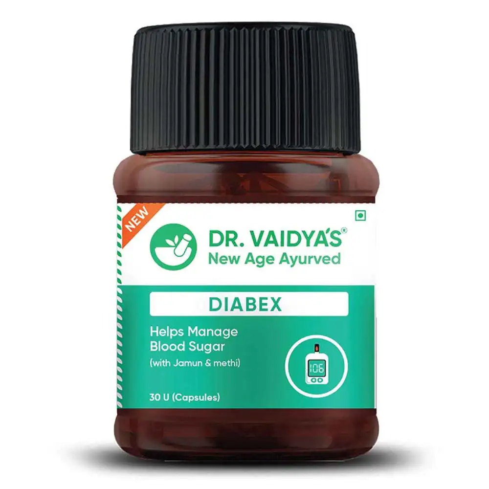 Dr. Vaidya's Diabex,  30 capsules