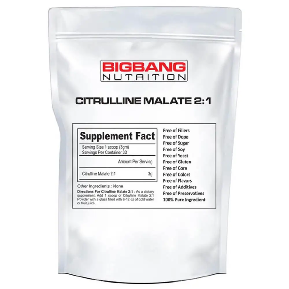 BigBang Nutrition Citrulline Malate 2:1,  0.22 lb  Unflavoured