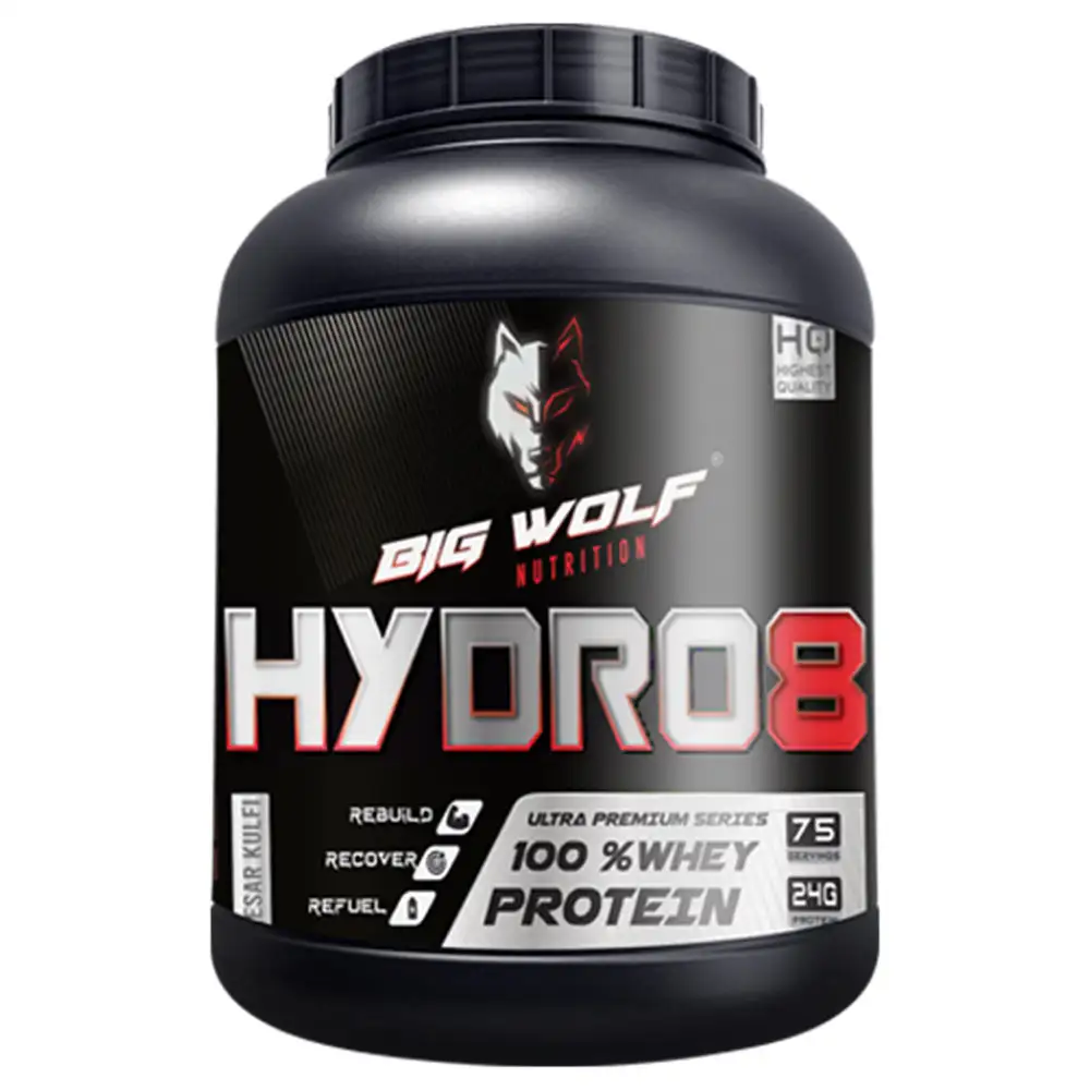 Big Wolf Nutrition Hydro8 Whey Protein,  5 lb  Kesar Kulfi