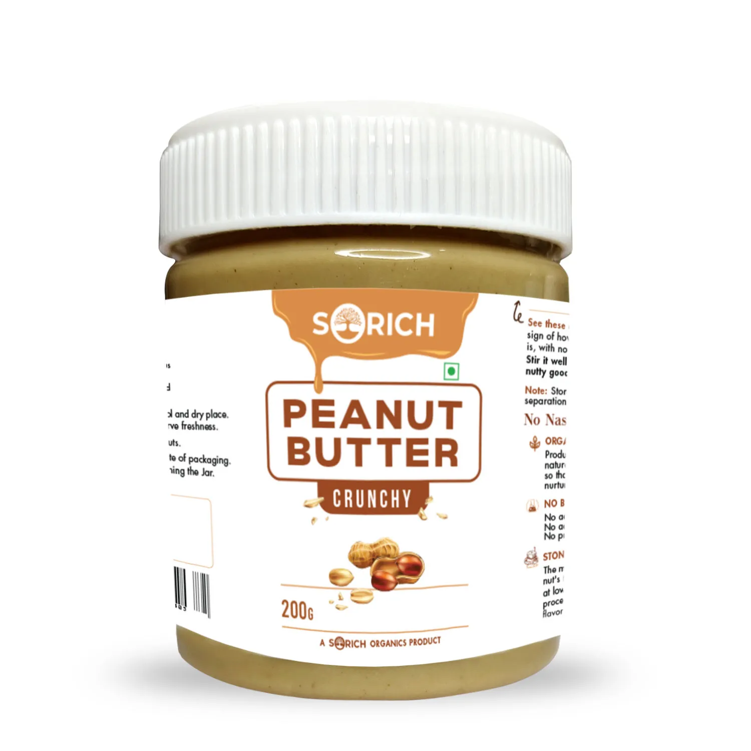 Sorich Organics Peanut Butter Crunchy