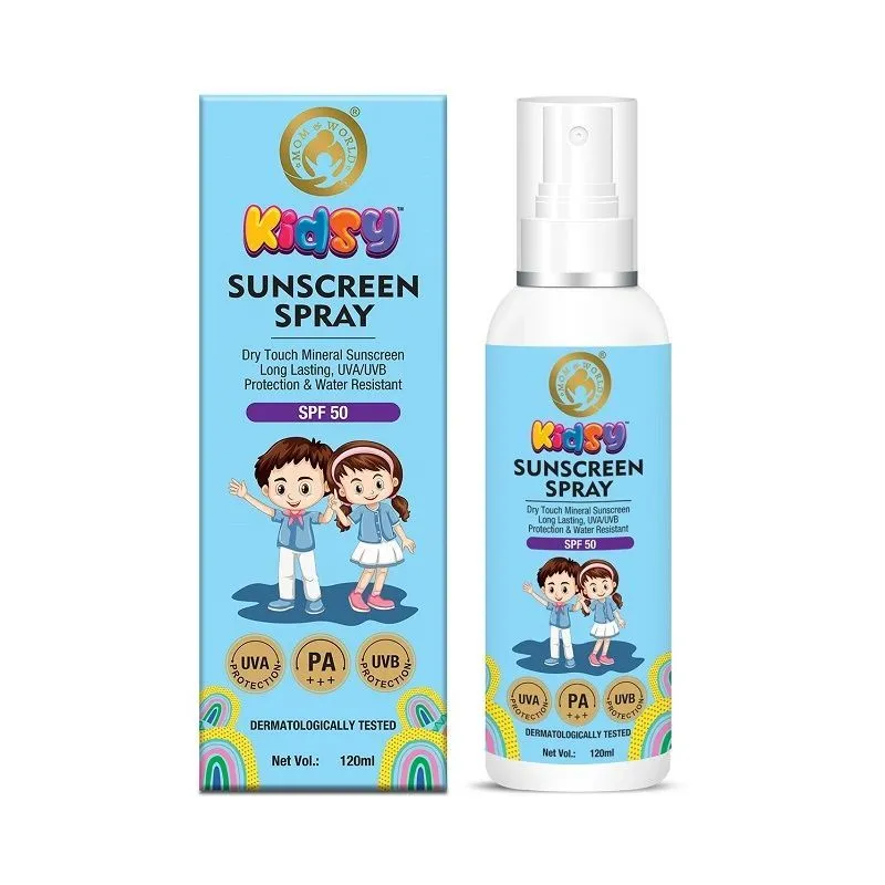 Mom & World Mineral Based Kids Sunscreen Spray SPF 50