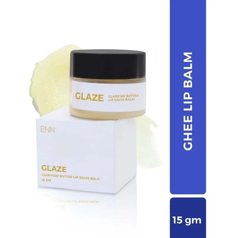 ENN Glaze- Ghee Lip Salve Moisturizing Balm,Shea & Kokum butter