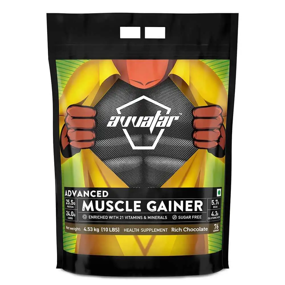 Avvatar Advanced Muscle Gainer,  10 lb  Rich Chocolate