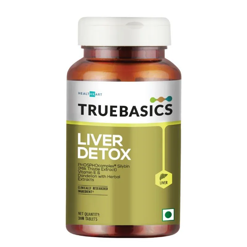 TrueBasics Liver Detox - Milk Thistle Extract Veg Tablets