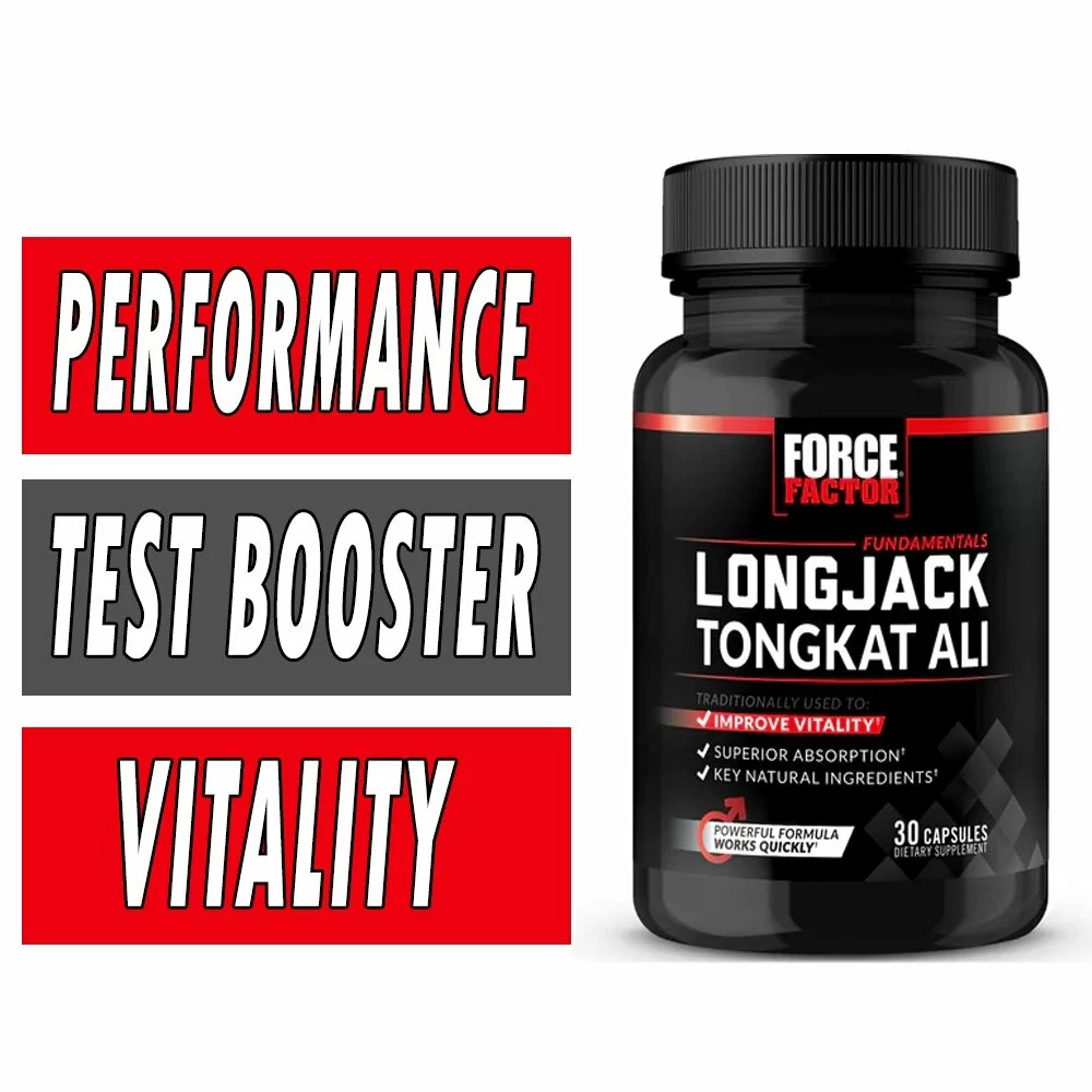 Force Factor Long Jack Tongkat Ali - 500 mg - 30 Capsules - Vitality