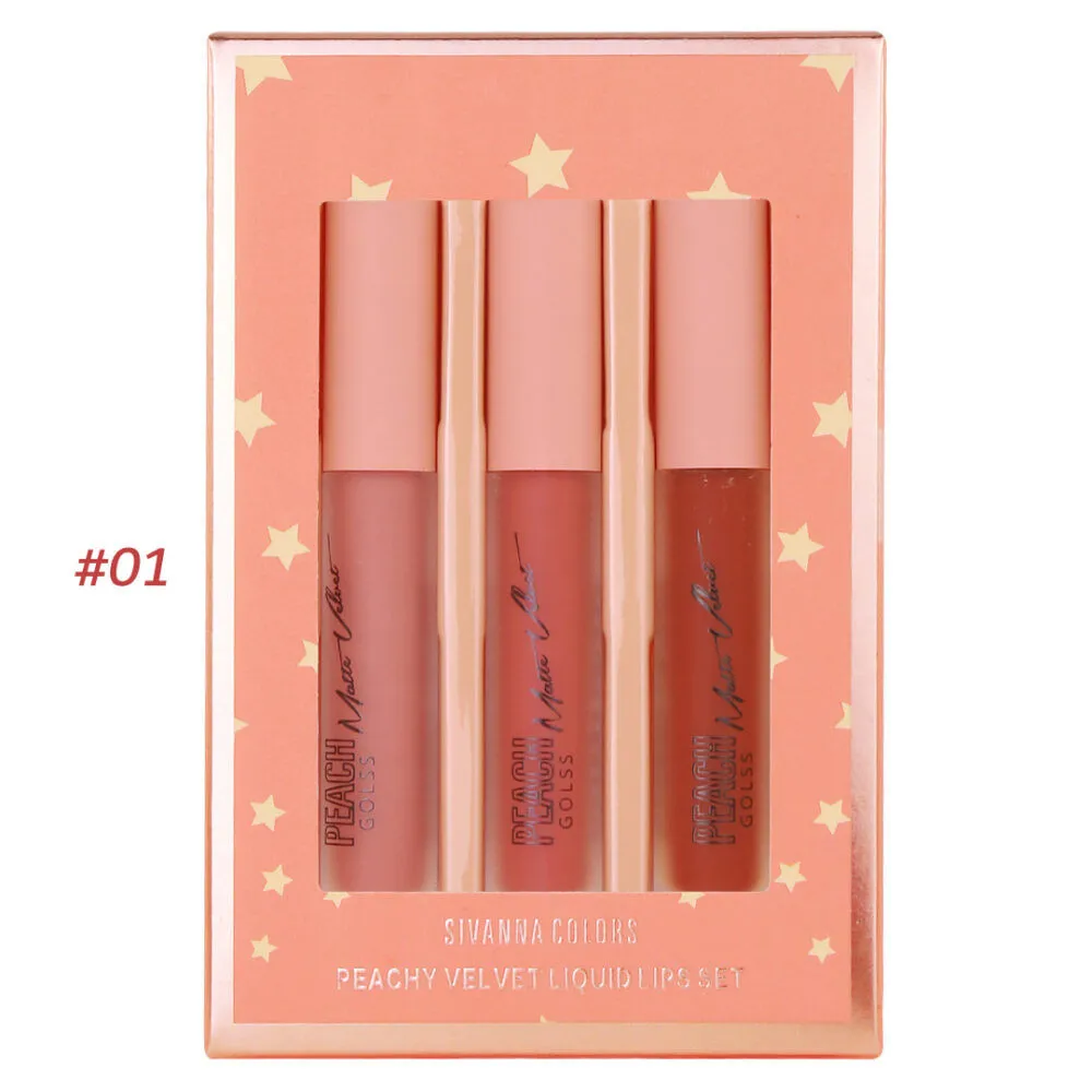 SIVANNA COLORS Lipgloss Set Of 3