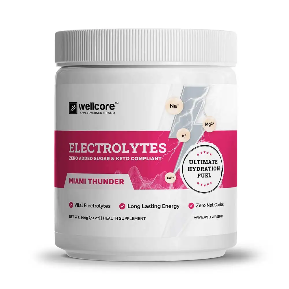 Wellcore Electrolytes,  0.44 lb  Miami Thunder