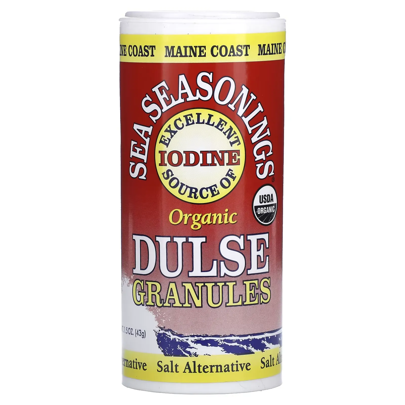 Organic, Sea Seasonings, Dulse Granules, 1.5 oz (43 g)