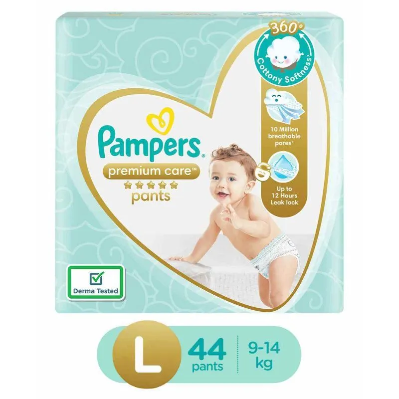 Pampers Premium Care Pants Diapers, Large