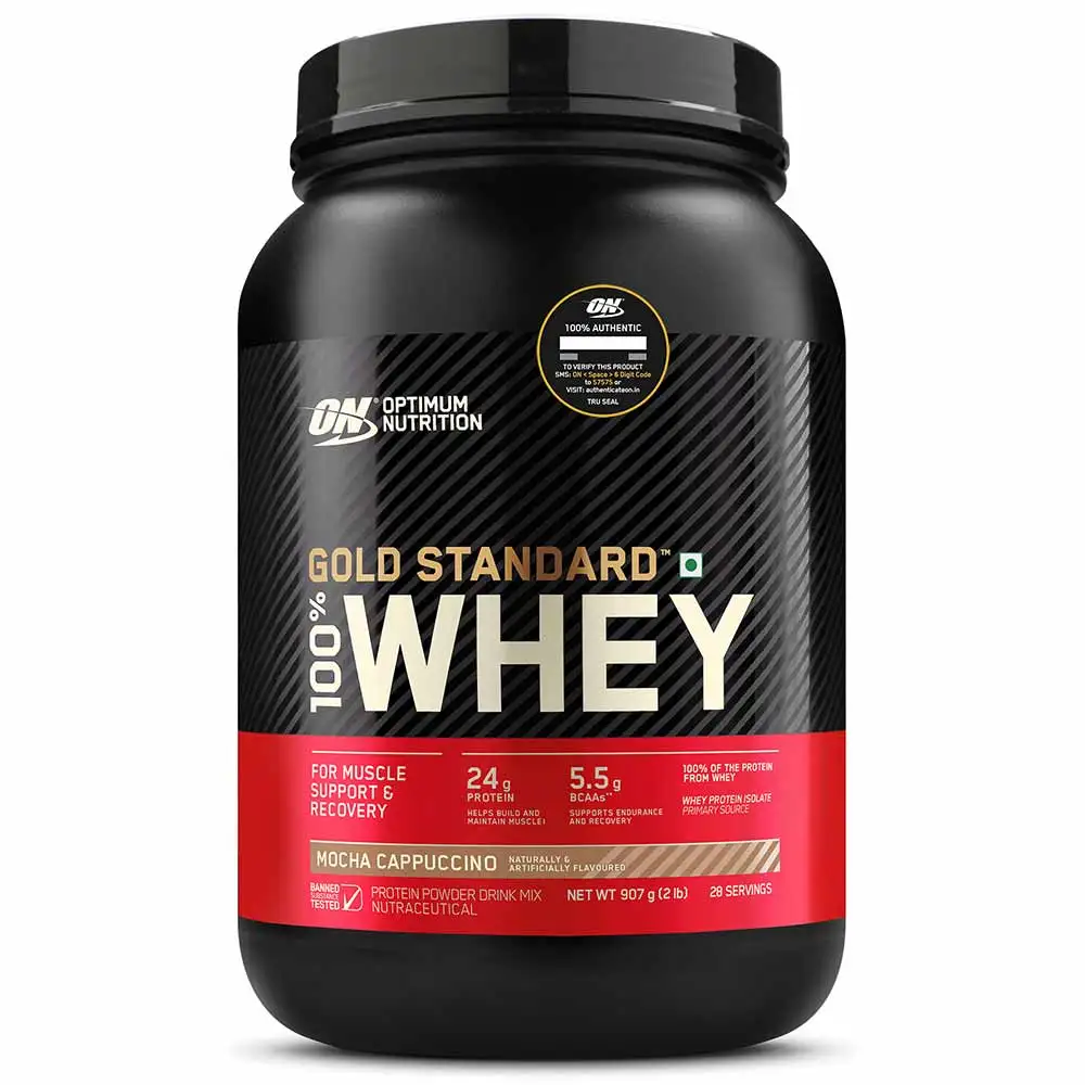 ON (Optimum Nutrition) Gold Standard 100% Whey Protein,  2 lb  Mocha Cappuccino