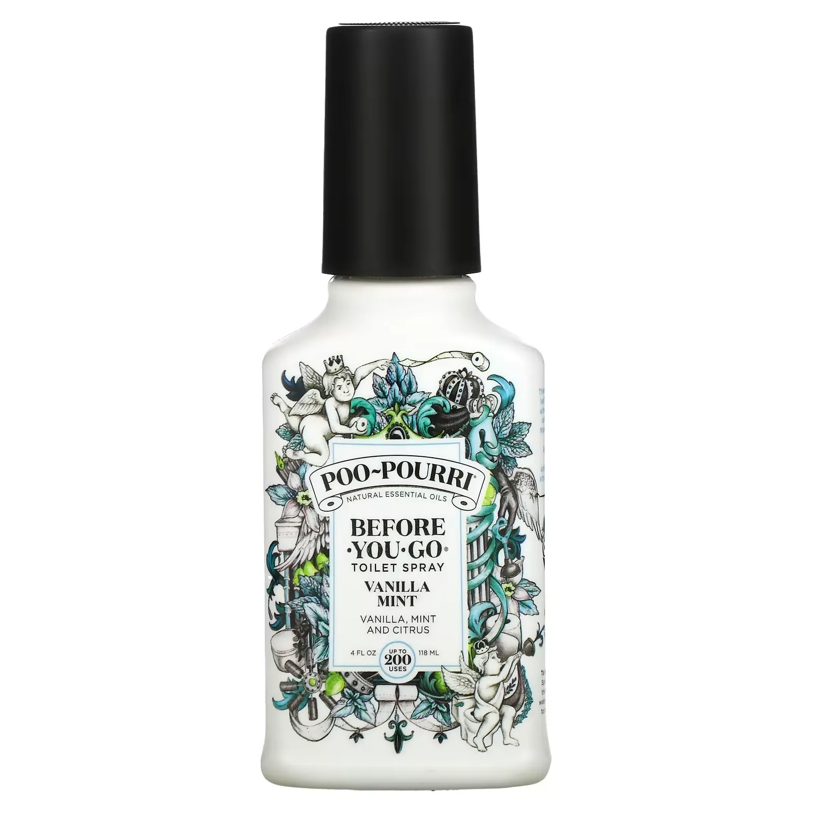 Before-You-Go Toilet Spray, Vanilla Mint, 4 fl oz (118 ml)